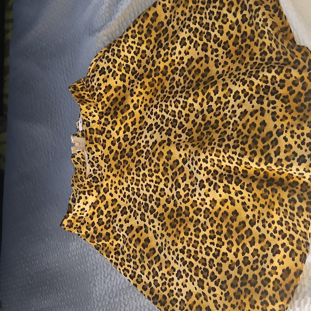 Miami Animal Print Skater Skirt